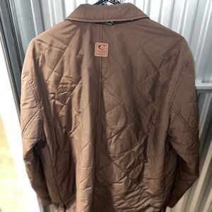 Coach Men's Brown Quilted Puffer Jacket